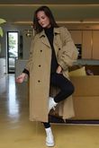 Mercer Soft Twill Trench Caramel /20 =